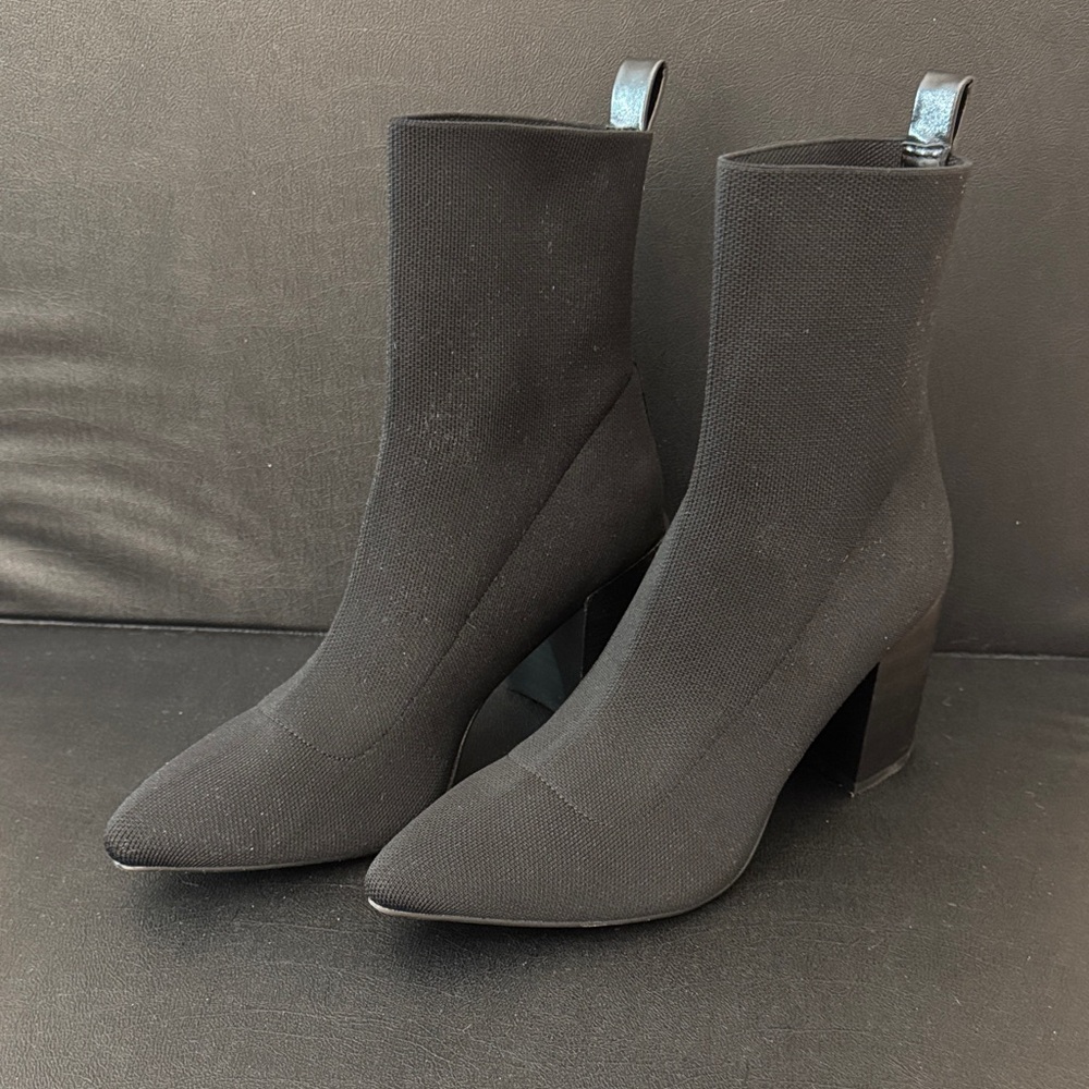 Steve Madden Black Heeled Boots